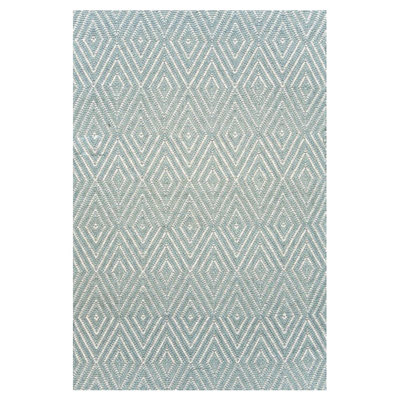 Dash and Albert Rugs Woven Light Blue Diamond Area Rug RDB163