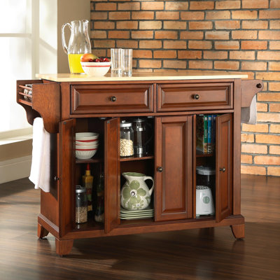 Crosley LaFayette Kitchen Island & Reviews | Wayfair