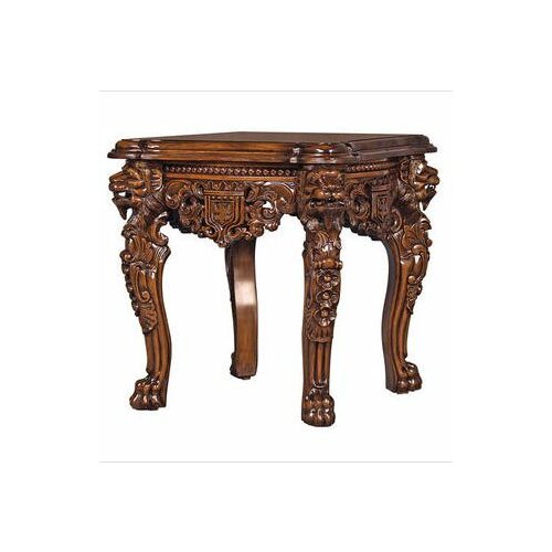 Design Toscano Lord Raffles Grand Hall Lion Leg End Table