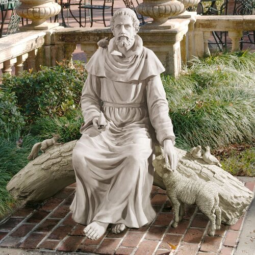 Design Toscano In Natures Sanctuary St. Francis Garden Statue