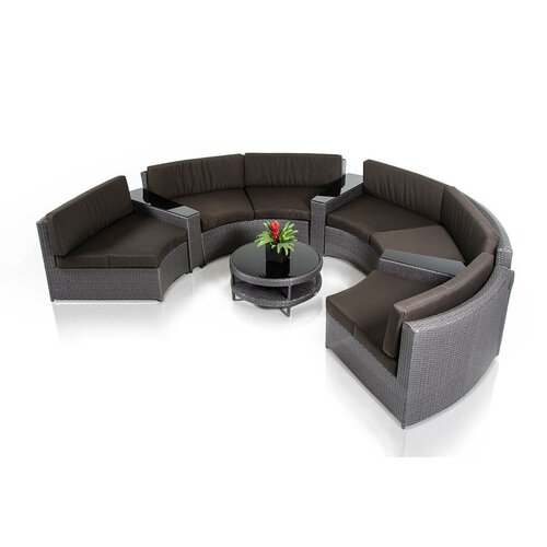 Renava Shore 8 Piece Deep Seating Group with Cushions