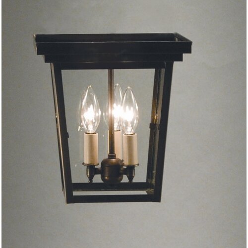 Northeast Lantern Williams 17 3 Light Flush Mount