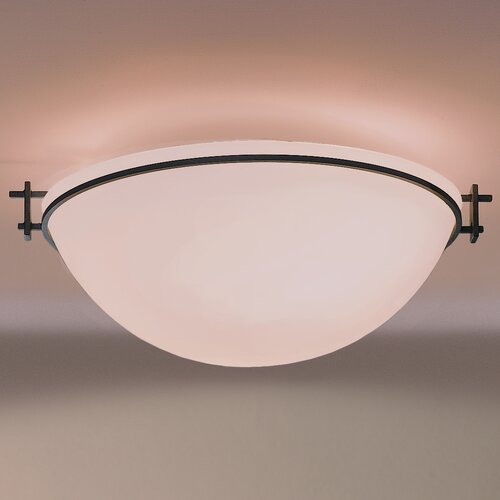 Moonband Large 3 Light Flush Mount by Hubbardton Forge