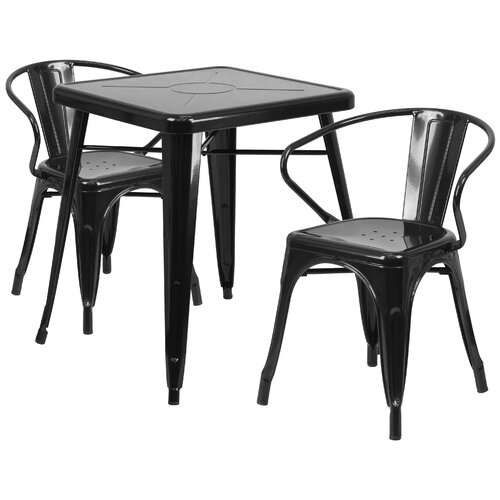 Flash Furniture 3 Piece Bistro Set