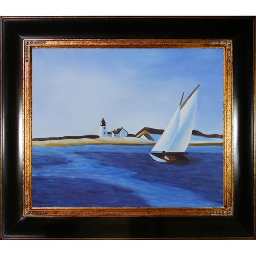 The Long Leg Canvas Art by Edward Hopper Modern by Tori Home