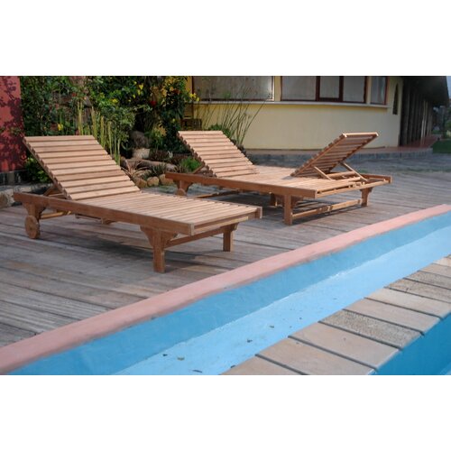 Capri Chaise Lounge by Anderson Teak