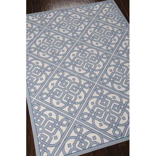 Waverly Sun N Shade Aqua Indoor/Outdoor Area Rug