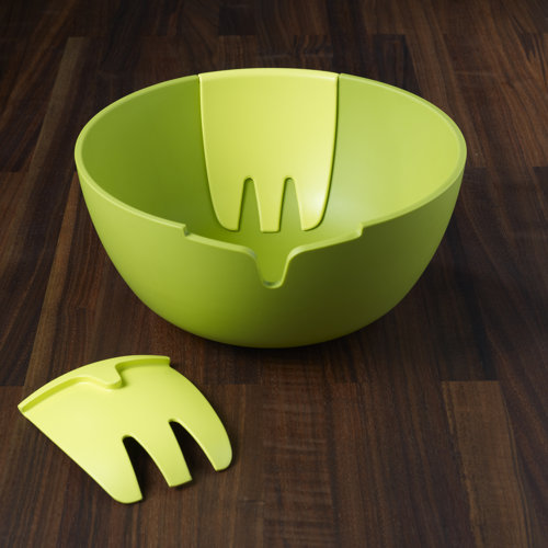 Joseph Joseph HandsOn 11" Salad Bowl and Servers & Reviews Wayfair