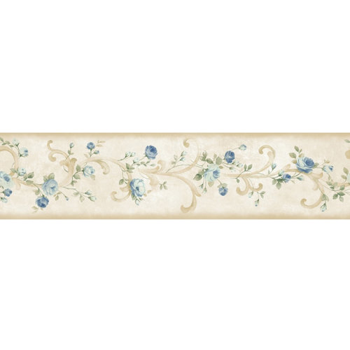 Outdoors Ruby Hummingbird Garden 15' x 6" Floral 3D Embossed Border
