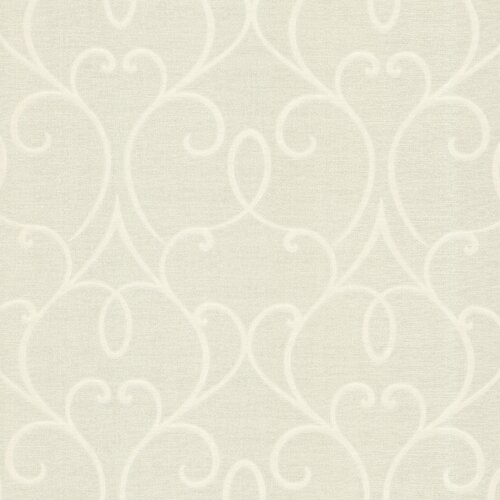 Brewster Home Fashions Platinum Mila Mini Classical 33 x 20.5 Scroll