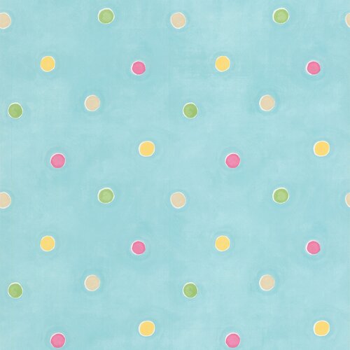 Kids World Sprinkles 33 x 20.5 Polka Dot Wallpaper by Brewster Home