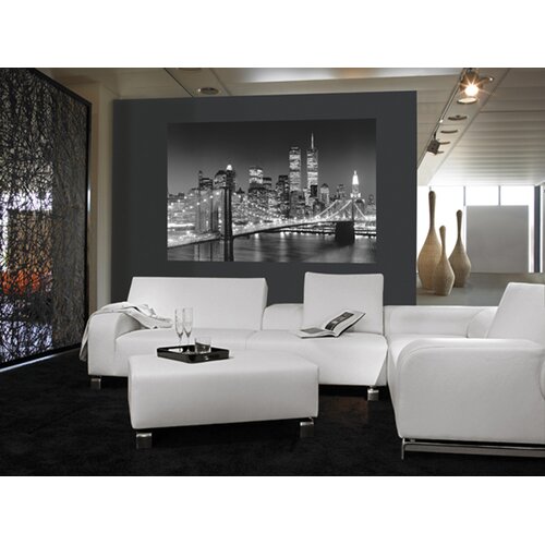 Brewster Home Fashions Ideal Decor Brooklyn Bridge Wall Mural