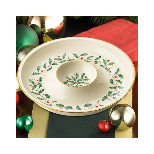 Lenox Holiday Chip n' Dip Tray & Reviews Wayfair