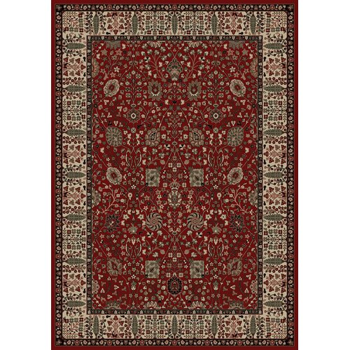 Concord Global Imports Persian Classics Oriental Vase Red Area Rug