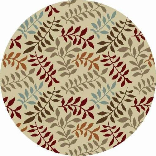 Concord Arthur Ivory Leafs Area Rug