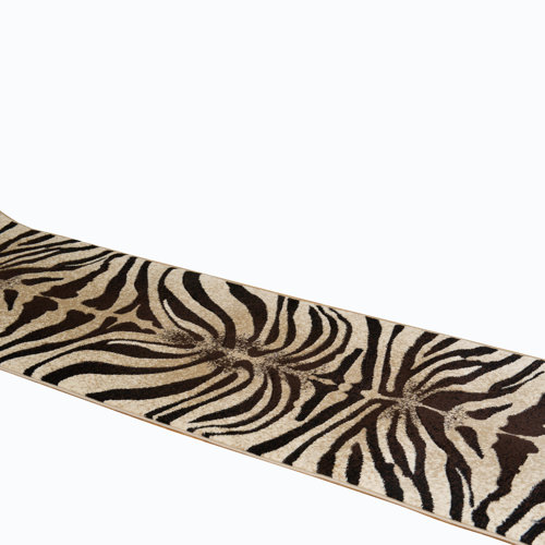 Tribeca Zebra Print Runner Area Rug Wayfair