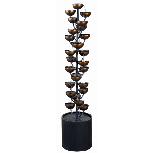 Wildon Home ® Trickle Metal Floor Fountain