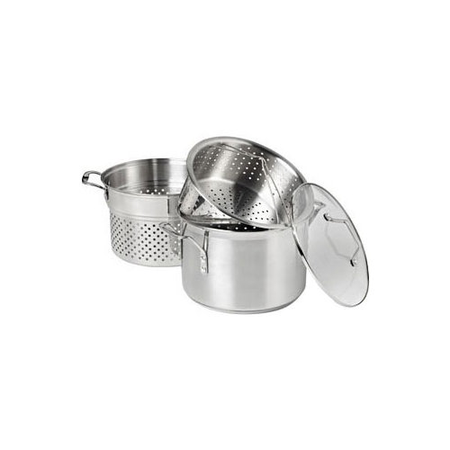 Calphalon Simply Stainless Steel 8 Qt. MultiPot with Steamer & Pasta