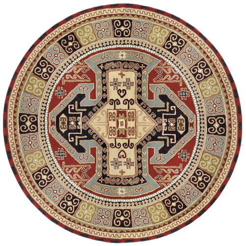 Traditions Sparta Navy/Red Rug by St. Croix