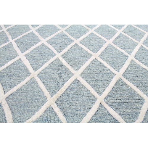 Monoco HandTufted Light Blue Area Rug Wayfair