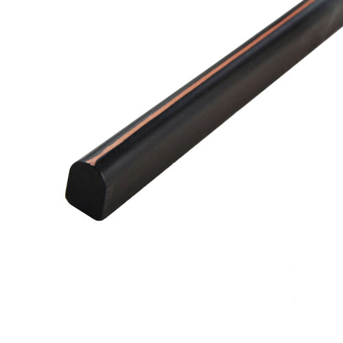 Milton 12" x 0.5" Resin Pencil Trim Accent Tile in Bronze