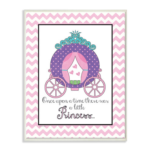 The Kids Room Purple Princess Carriage Wall Plaque Wayfair