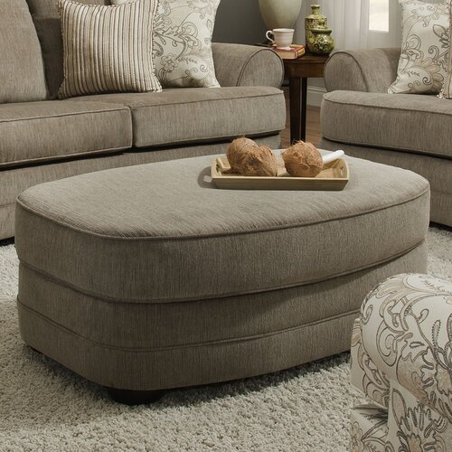 Ashendon Oval Ottoman by Alcott Hill