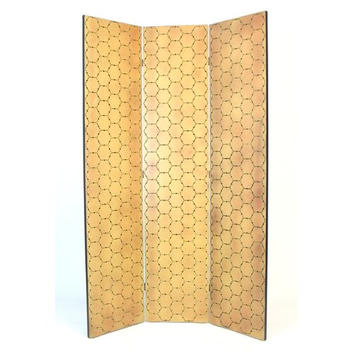 Wayborn 72 x 48 Honeycomb 3 Panel Room Divider