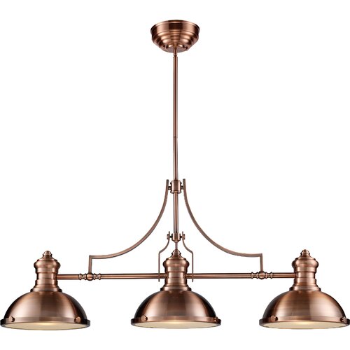 Chadwick 3 Light Pool Table Light by Elk Lighting