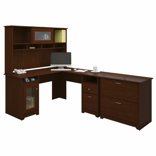 Cabot 3 Piece L-Shape Executive Desk Office Suite
