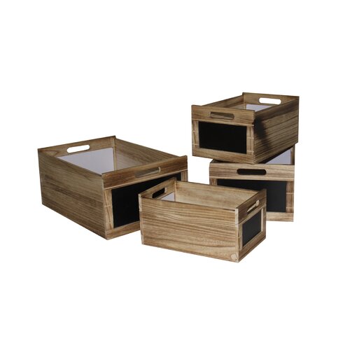 Piece Storage Box Set with Chalkboard by Screen Gems