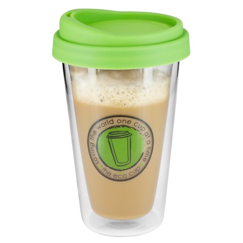 Smart Planet 12 oz. Eco Glass Coffee Cup & Reviews | Wayfair