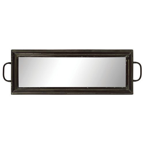 Creative CoOp Honey Grey Decorative Mirrored Tray & Reviews Wayfair
