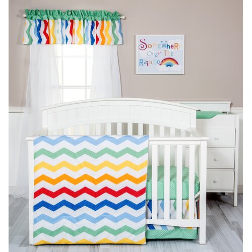 Trend Lab Happy Chevron 82 Curtain Valance