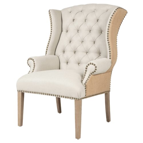 Orient Express Furniture Villa Quinn Tufted Arm Chair