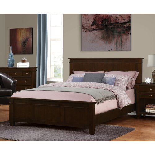 Simpli Home Carlton Queen Panel Bed