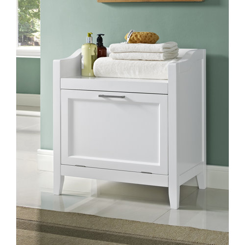 Simpli Home Avington Storage Hamper Bench & Reviews Wayfair