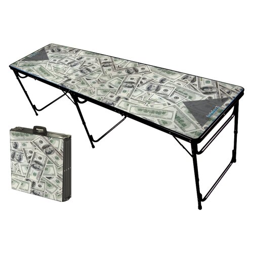 Money Folding and Portable Beer Pong Table by Party Pong Tables