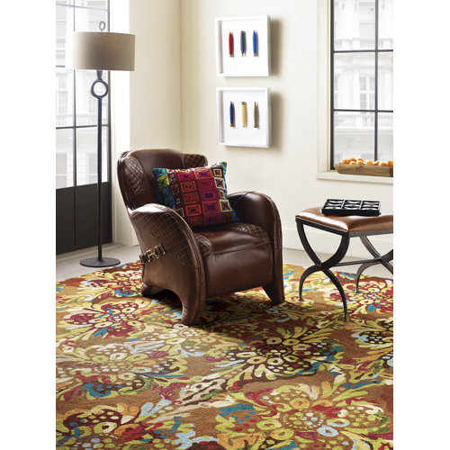 Drip and Splash Toffee Area Rug by Company C