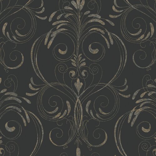 Walt Disney Signature II 27 x 27 Enchanting Damask Wallpaper by York