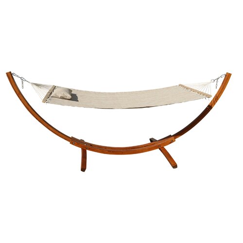 Wood Hammock Stand by Leisure Season