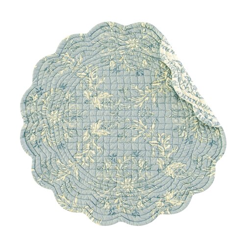 C & F Enterprises Windsor Reversible Round Quilt Placemat & Reviews