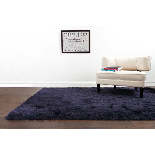 Loloi Rugs Allure Shag Aubergine Area Rug