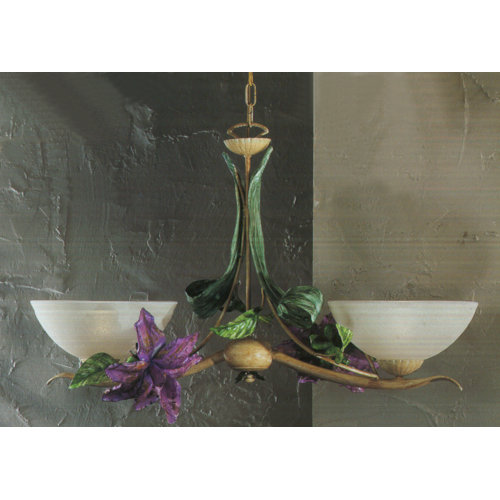 Floral 2 Light Bowl Pendant Wayfair