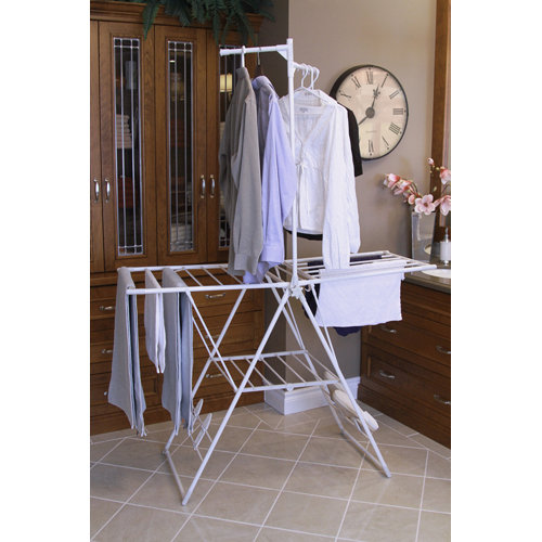 Greenway Drying Rack with Clothes Hanger Bar & Reviews Wayfair