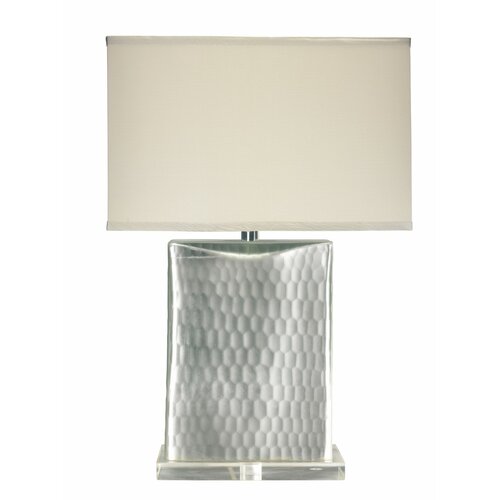 Jamie Young Company Silver Fog 23 H Table Lamp with Rectangular Shade