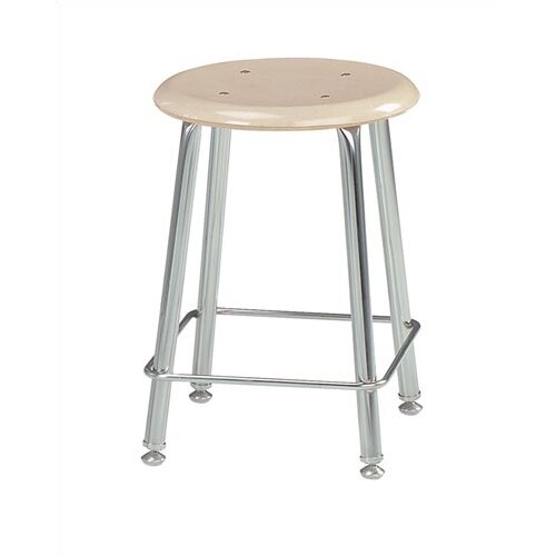 Height Adjustable Stool with Saddle Seat