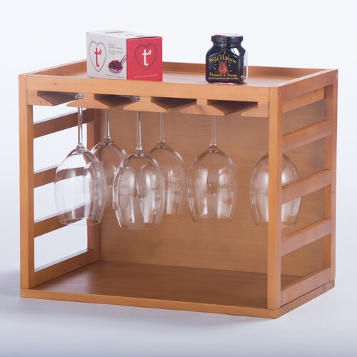 Elegant Home Fashions 2 Bottle Wine Glasses Rack