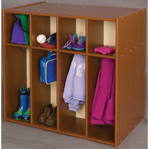 Vos System 1 Tier 4 Wide Toddler Locker by TotMate