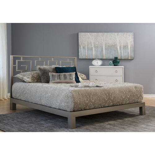In Style Furnishings Greek Key Metal Headboard & Reviews Wayfair